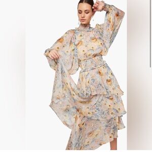 Elliatt Floral Maxi Dress - Multicolor